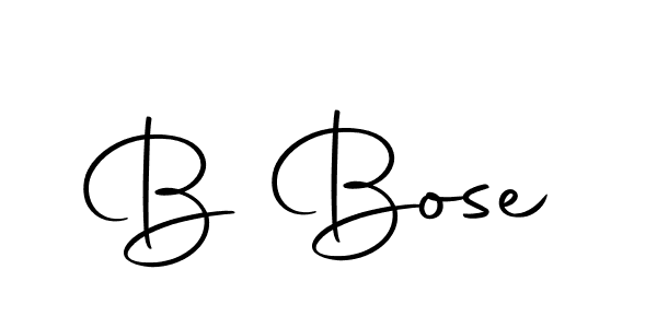 How to make B Bose name signature. Use Autography-DOLnW style for creating short signs online. This is the latest handwritten sign. B Bose signature style 10 images and pictures png