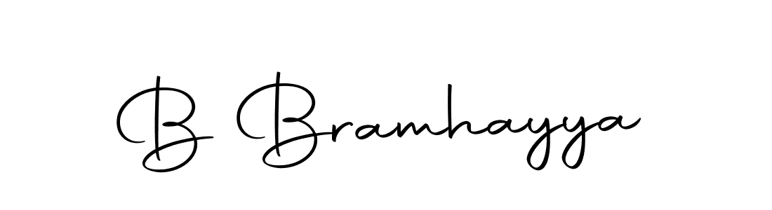 Also we have B Bramhayya name is the best signature style. Create professional handwritten signature collection using Autography-DOLnW autograph style. B Bramhayya signature style 10 images and pictures png
