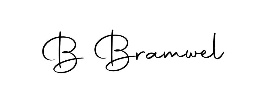 You should practise on your own different ways (Autography-DOLnW) to write your name (B Bramwel) in signature. don't let someone else do it for you. B Bramwel signature style 10 images and pictures png