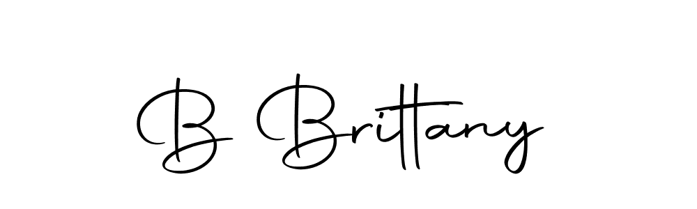 Design your own signature with our free online signature maker. With this signature software, you can create a handwritten (Autography-DOLnW) signature for name B Brittany. B Brittany signature style 10 images and pictures png