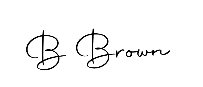 How to make B Brown name signature. Use Autography-DOLnW style for creating short signs online. This is the latest handwritten sign. B Brown signature style 10 images and pictures png