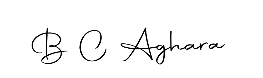 Create a beautiful signature design for name B C Aghara. With this signature (Autography-DOLnW) fonts, you can make a handwritten signature for free. B C Aghara signature style 10 images and pictures png