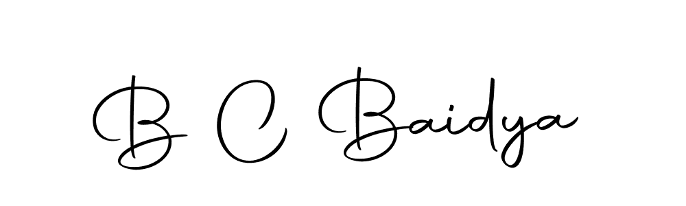 How to make B C Baidya name signature. Use Autography-DOLnW style for creating short signs online. This is the latest handwritten sign. B C Baidya signature style 10 images and pictures png