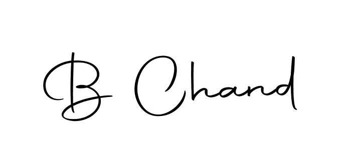 Create a beautiful signature design for name B Chand. With this signature (Autography-DOLnW) fonts, you can make a handwritten signature for free. B Chand signature style 10 images and pictures png