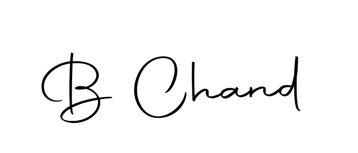 Create a beautiful signature design for name B Chand. With this signature (Autography-DOLnW) fonts, you can make a handwritten signature for free. B Chand signature style 10 images and pictures png