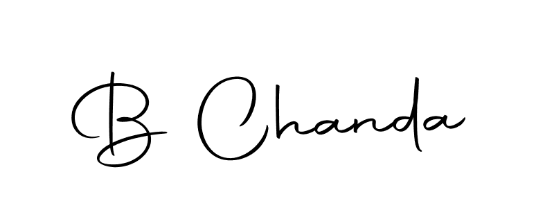 Use a signature maker to create a handwritten signature online. With this signature software, you can design (Autography-DOLnW) your own signature for name B Chanda. B Chanda signature style 10 images and pictures png