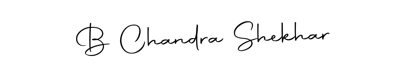 Create a beautiful signature design for name B Chandra Shekhar. With this signature (Autography-DOLnW) fonts, you can make a handwritten signature for free. B Chandra Shekhar signature style 10 images and pictures png