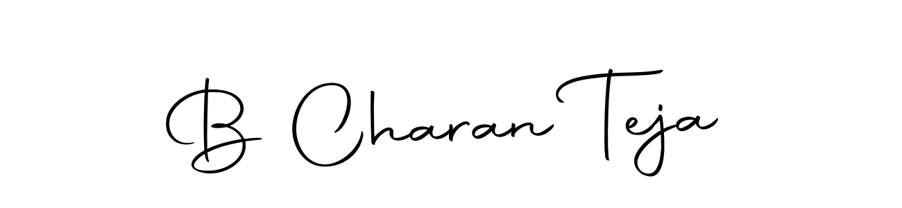 The best way (Autography-DOLnW) to make a short signature is to pick only two or three words in your name. The name B Charan Teja include a total of six letters. For converting this name. B Charan Teja signature style 10 images and pictures png