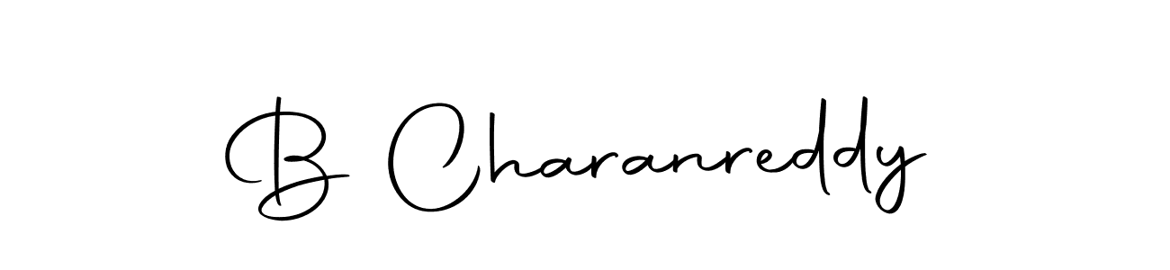 Use a signature maker to create a handwritten signature online. With this signature software, you can design (Autography-DOLnW) your own signature for name B Charanreddy. B Charanreddy signature style 10 images and pictures png