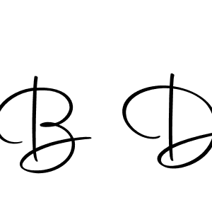 This is the best signature style for the B D name. Also you like these signature font (Autography-DOLnW). Mix name signature. B D signature style 10 images and pictures png