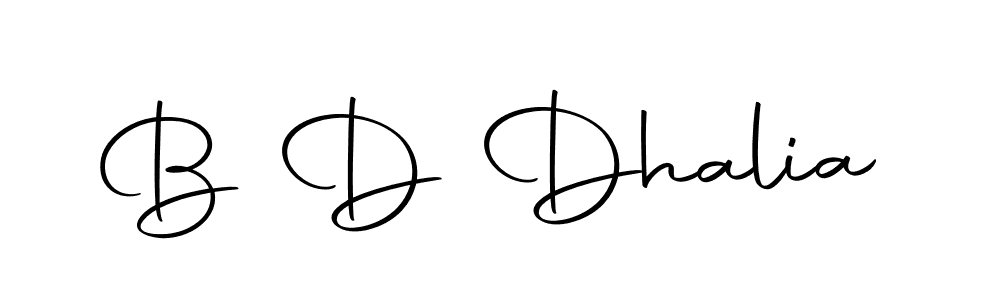 How to make B D Dhalia signature? Autography-DOLnW is a professional autograph style. Create handwritten signature for B D Dhalia name. B D Dhalia signature style 10 images and pictures png