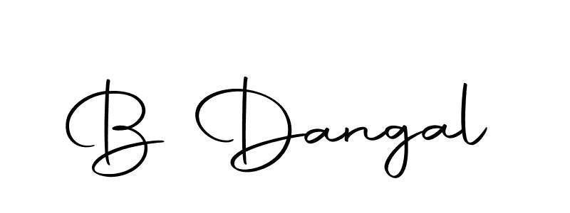This is the best signature style for the B Dangal name. Also you like these signature font (Autography-DOLnW). Mix name signature. B Dangal signature style 10 images and pictures png