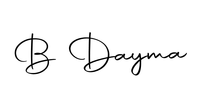 Also we have B Dayma name is the best signature style. Create professional handwritten signature collection using Autography-DOLnW autograph style. B Dayma signature style 10 images and pictures png