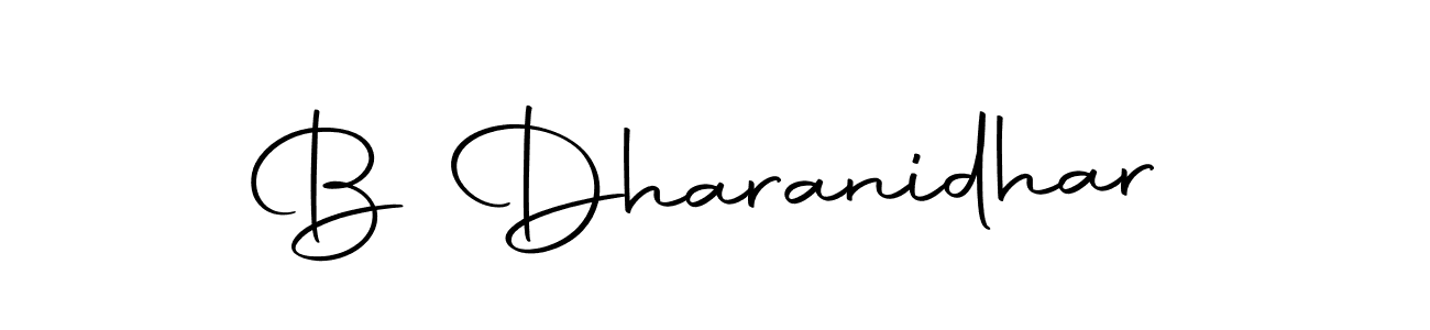 Similarly Autography-DOLnW is the best handwritten signature design. Signature creator online .You can use it as an online autograph creator for name B Dharanidhar. B Dharanidhar signature style 10 images and pictures png
