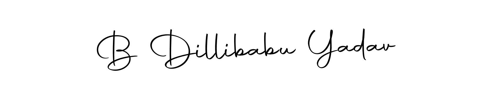 Similarly Autography-DOLnW is the best handwritten signature design. Signature creator online .You can use it as an online autograph creator for name B Dillibabu Yadav. B Dillibabu Yadav signature style 10 images and pictures png