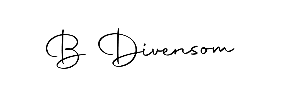 B Divensom stylish signature style. Best Handwritten Sign (Autography-DOLnW) for my name. Handwritten Signature Collection Ideas for my name B Divensom. B Divensom signature style 10 images and pictures png