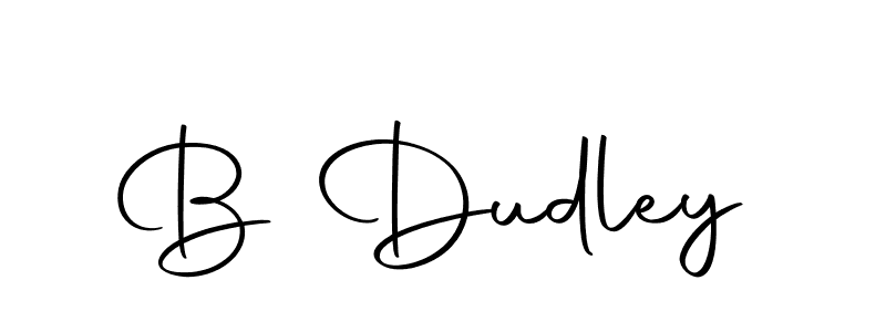 Create a beautiful signature design for name B Dudley. With this signature (Autography-DOLnW) fonts, you can make a handwritten signature for free. B Dudley signature style 10 images and pictures png