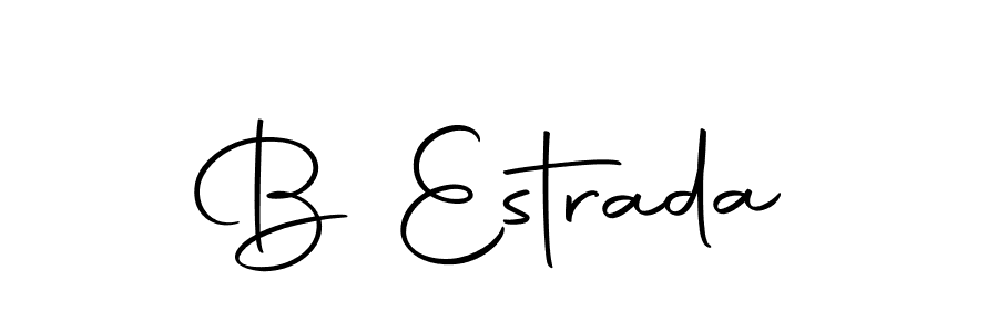 Use a signature maker to create a handwritten signature online. With this signature software, you can design (Autography-DOLnW) your own signature for name B Estrada. B Estrada signature style 10 images and pictures png