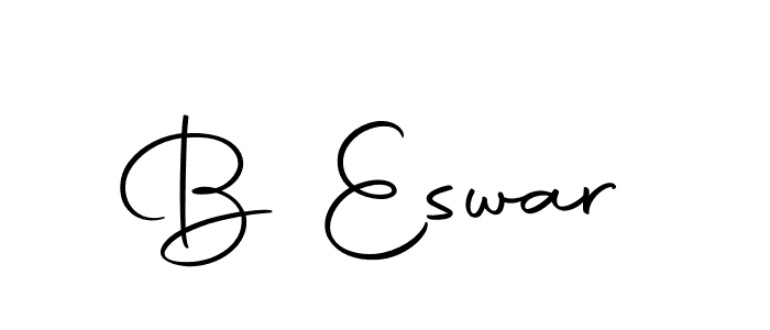 Make a beautiful signature design for name B Eswar. With this signature (Autography-DOLnW) style, you can create a handwritten signature for free. B Eswar signature style 10 images and pictures png