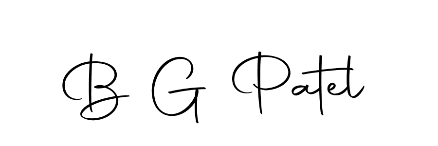 The best way (Autography-DOLnW) to make a short signature is to pick only two or three words in your name. The name B G Patel include a total of six letters. For converting this name. B G Patel signature style 10 images and pictures png