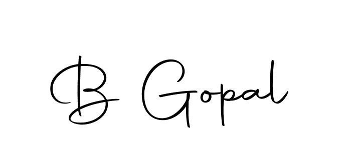 Use a signature maker to create a handwritten signature online. With this signature software, you can design (Autography-DOLnW) your own signature for name B Gopal. B Gopal signature style 10 images and pictures png