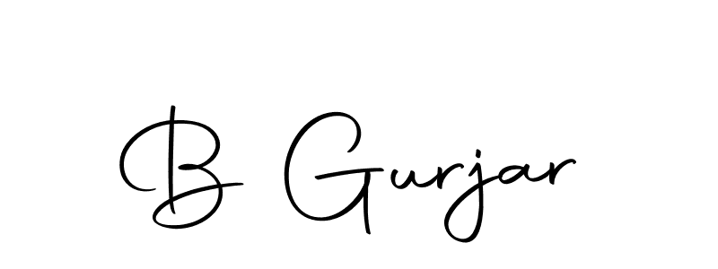 You can use this online signature creator to create a handwritten signature for the name B Gurjar. This is the best online autograph maker. B Gurjar signature style 10 images and pictures png