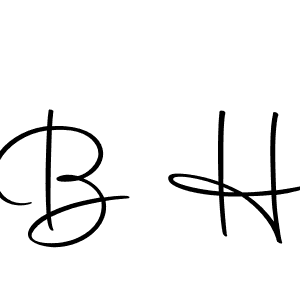 Make a beautiful signature design for name B H. With this signature (Autography-DOLnW) style, you can create a handwritten signature for free. B H signature style 10 images and pictures png