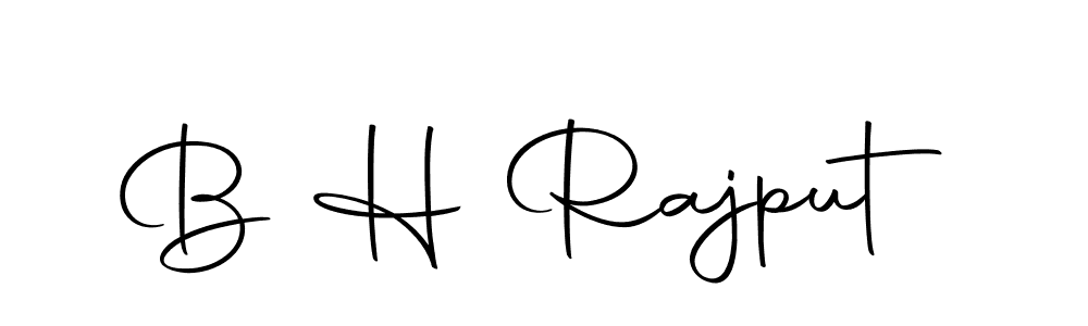 You should practise on your own different ways (Autography-DOLnW) to write your name (B H Rajput) in signature. don't let someone else do it for you. B H Rajput signature style 10 images and pictures png