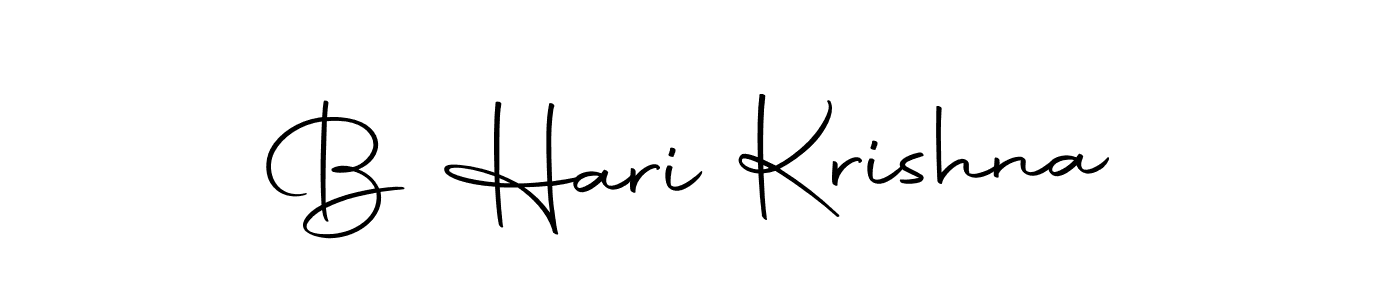 Design your own signature with our free online signature maker. With this signature software, you can create a handwritten (Autography-DOLnW) signature for name B Hari Krishna. B Hari Krishna signature style 10 images and pictures png