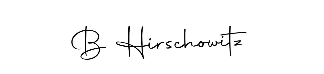 You should practise on your own different ways (Autography-DOLnW) to write your name (B Hirschowitz) in signature. don't let someone else do it for you. B Hirschowitz signature style 10 images and pictures png