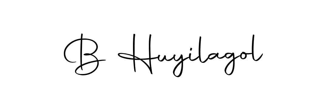 How to make B Huyilagol signature? Autography-DOLnW is a professional autograph style. Create handwritten signature for B Huyilagol name. B Huyilagol signature style 10 images and pictures png