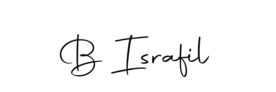 The best way (Autography-DOLnW) to make a short signature is to pick only two or three words in your name. The name B Israfil include a total of six letters. For converting this name. B Israfil signature style 10 images and pictures png