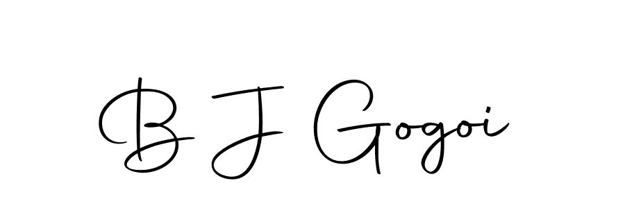 You can use this online signature creator to create a handwritten signature for the name B J Gogoi. This is the best online autograph maker. B J Gogoi signature style 10 images and pictures png