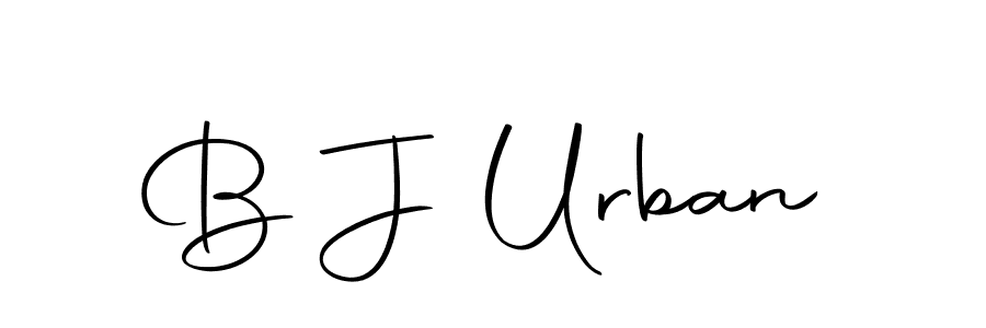 Design your own signature with our free online signature maker. With this signature software, you can create a handwritten (Autography-DOLnW) signature for name B J Urban. B J Urban signature style 10 images and pictures png
