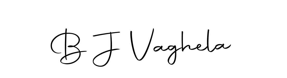 Create a beautiful signature design for name B J Vaghela. With this signature (Autography-DOLnW) fonts, you can make a handwritten signature for free. B J Vaghela signature style 10 images and pictures png