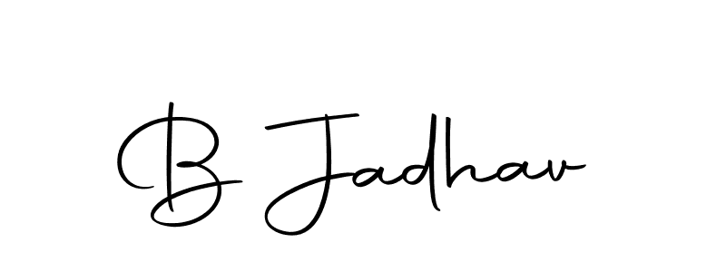 if you are searching for the best signature style for your name B Jadhav. so please give up your signature search. here we have designed multiple signature styles  using Autography-DOLnW. B Jadhav signature style 10 images and pictures png