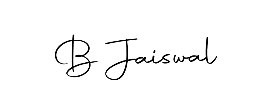 Also we have B Jaiswal name is the best signature style. Create professional handwritten signature collection using Autography-DOLnW autograph style. B Jaiswal signature style 10 images and pictures png