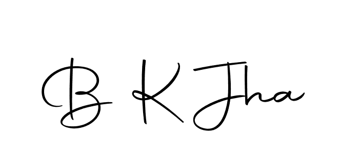 Here are the top 10 professional signature styles for the name B K Jha. These are the best autograph styles you can use for your name. B K Jha signature style 10 images and pictures png