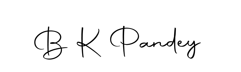 Also we have B K Pandey name is the best signature style. Create professional handwritten signature collection using Autography-DOLnW autograph style. B K Pandey signature style 10 images and pictures png
