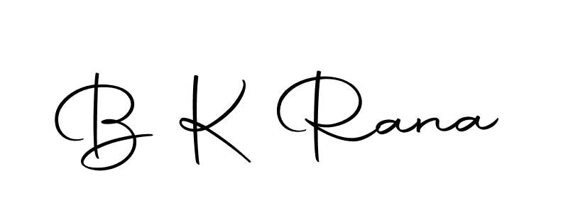 Make a beautiful signature design for name B K Rana. With this signature (Autography-DOLnW) style, you can create a handwritten signature for free. B K Rana signature style 10 images and pictures png