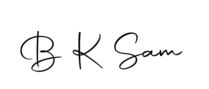 It looks lik you need a new signature style for name B K Sam. Design unique handwritten (Autography-DOLnW) signature with our free signature maker in just a few clicks. B K Sam signature style 10 images and pictures png