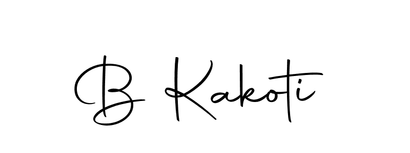 Design your own signature with our free online signature maker. With this signature software, you can create a handwritten (Autography-DOLnW) signature for name B Kakoti. B Kakoti signature style 10 images and pictures png