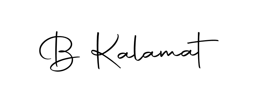 Make a beautiful signature design for name B Kalamat. With this signature (Autography-DOLnW) style, you can create a handwritten signature for free. B Kalamat signature style 10 images and pictures png