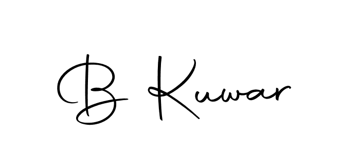 Create a beautiful signature design for name B Kuwar. With this signature (Autography-DOLnW) fonts, you can make a handwritten signature for free. B Kuwar signature style 10 images and pictures png