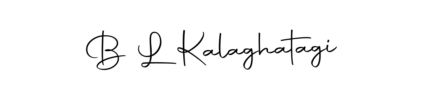 How to make B L Kalaghatagi name signature. Use Autography-DOLnW style for creating short signs online. This is the latest handwritten sign. B L Kalaghatagi signature style 10 images and pictures png
