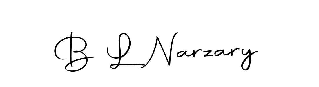 Create a beautiful signature design for name B L Narzary. With this signature (Autography-DOLnW) fonts, you can make a handwritten signature for free. B L Narzary signature style 10 images and pictures png