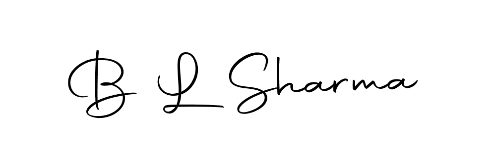 Autography-DOLnW is a professional signature style that is perfect for those who want to add a touch of class to their signature. It is also a great choice for those who want to make their signature more unique. Get B L Sharma name to fancy signature for free. B L Sharma signature style 10 images and pictures png