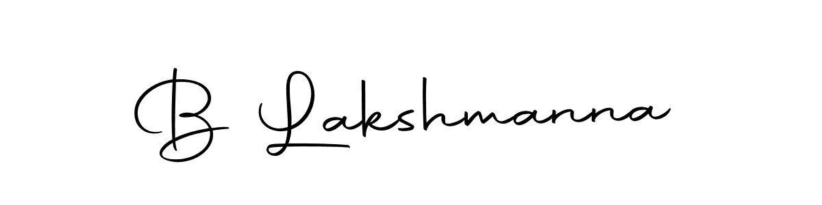 You should practise on your own different ways (Autography-DOLnW) to write your name (B Lakshmanna) in signature. don't let someone else do it for you. B Lakshmanna signature style 10 images and pictures png