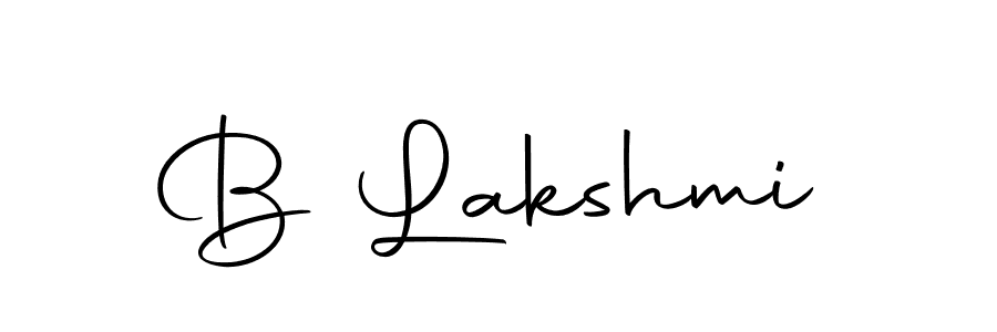 How to make B Lakshmi name signature. Use Autography-DOLnW style for creating short signs online. This is the latest handwritten sign. B Lakshmi signature style 10 images and pictures png