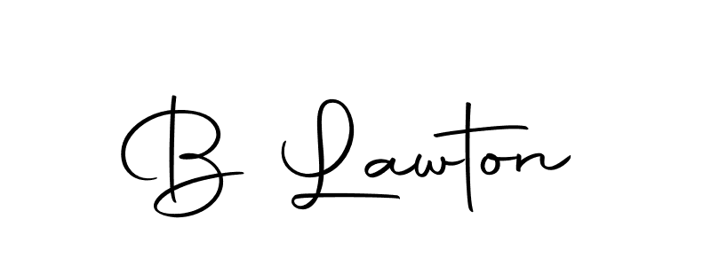 Design your own signature with our free online signature maker. With this signature software, you can create a handwritten (Autography-DOLnW) signature for name B Lawton. B Lawton signature style 10 images and pictures png